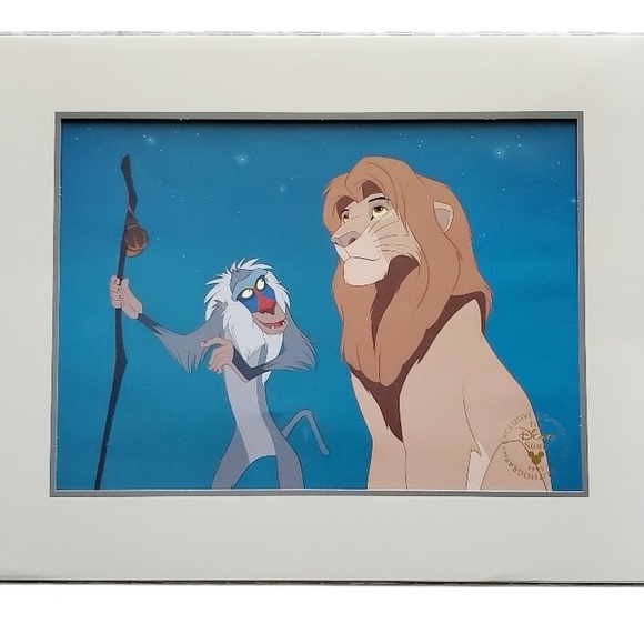 Disney Other - Vintage 1995 Disney The Lion King Exclusive Commemorative Lithograph Print